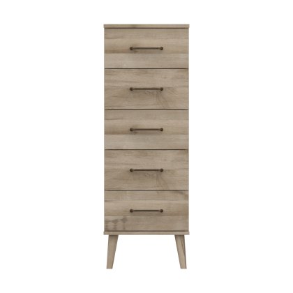 Dorset - Five Drawer Tallboy Bedroom Chest (Soft Close)