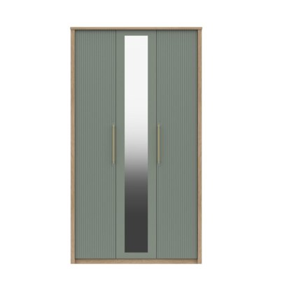 Exeter - Tall Three Door Wardrobe with Mirror (Soft Close)