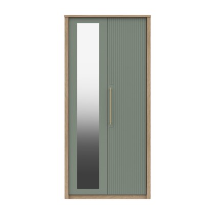 Exeter - Two Door Wardrobe with Mirror (Soft Close)