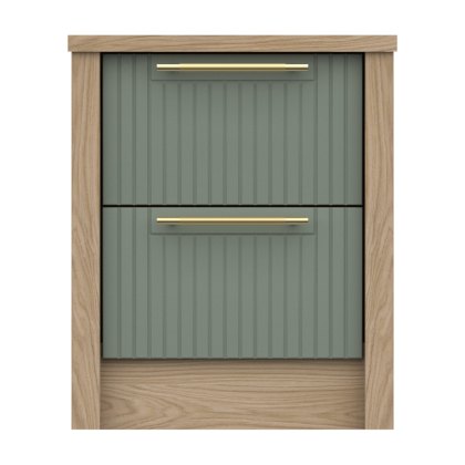 Exeter - Two Drawer Bedside Chest (Soft Close)