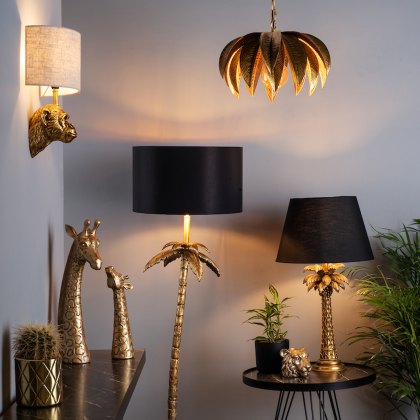 Dar - Cara 1 Light Pendant Antique Gold