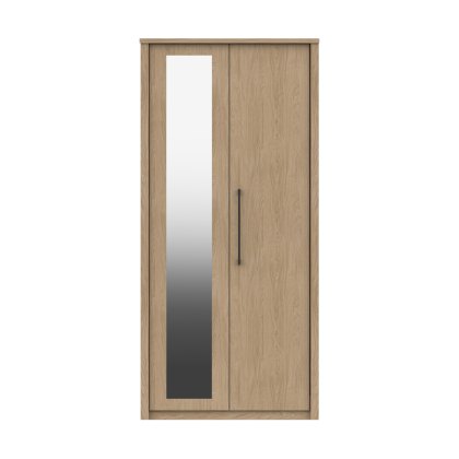 Newquay - Two Door Wardrobe with Mirror (Soft Close) Newquay - Two Door Wardrobe with Mirror (Soft Close)