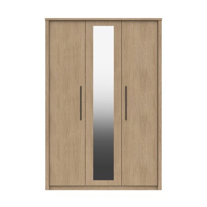 Newquay - Three Door Wardrobe with Mirror (Soft Close)