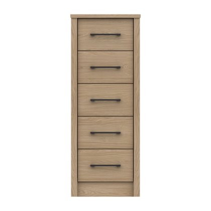 Newquay - Five Drawer Tallboy Chest (Soft Close)