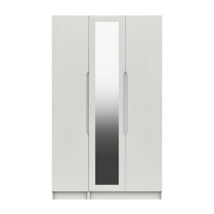 Paignton - Tall Three Door Wardrobe with Mirror (Soft Close)