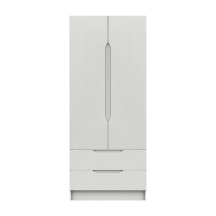 Paignton - Two Door Wardrobe with Drawers (Soft Close)