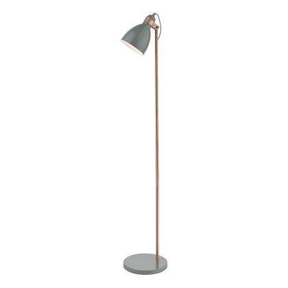 Dar - Frederick Task Floor Lamp Grey Copper Dar - Frederick Task Floor Lamp Grey Copper