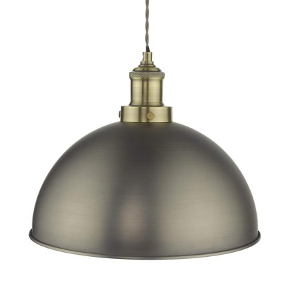 Dar - Governor Pendant Antique Chrome Antique Brass