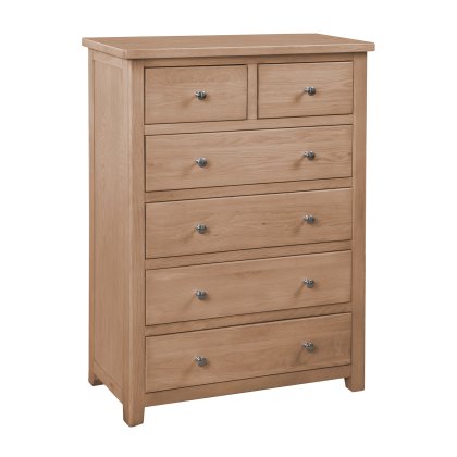 Hartford - 2+4 Drawer Chest (Oak)