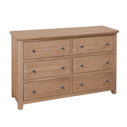 Hartford - 6 Drawer Chest (Oak)