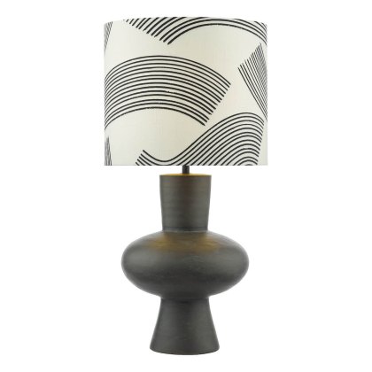 Dar - Miho Table Lamp Black/Bronze With Shade