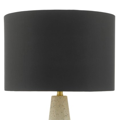 Dar - Onora Table Lamp White Black With Shade