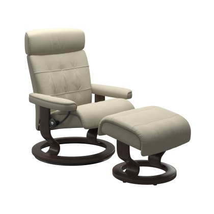 Stressless Erik - Recliner Chair and Footstool (Classic Base)