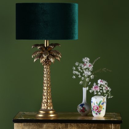 Dar - Palm Table Lamp Gold Base Only
