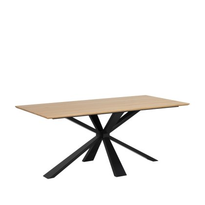 Gibralta - Fixed Top Dining Table (Metal Base)