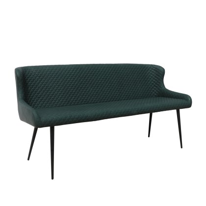 Gibralta - Bench (Bottle Green Faux Leather)