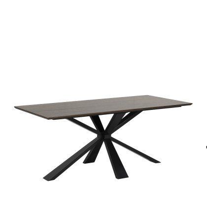 Malta - Fixed Top Table with Metal Base (180cm)