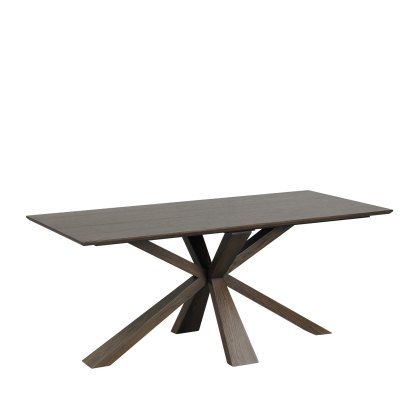Malta - Fixed Top Table with Wooden Base (180cm)