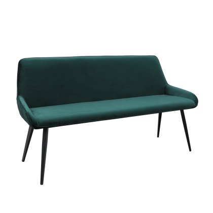 Malta - Bench (Forest Green Velvet)