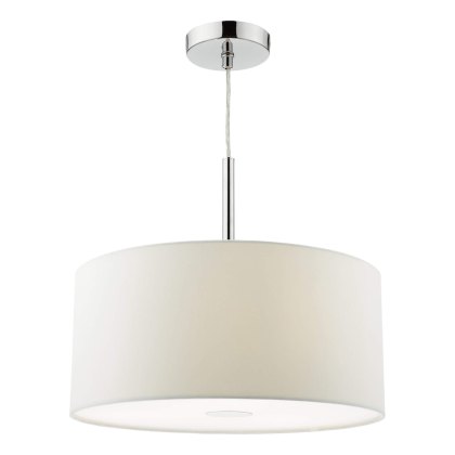 Dar - Ronda 3lt Pendant With White Shade And Diffuser 40cm