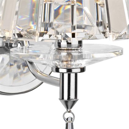 Dar - Selina Single Wall Bracket Polished Chrome