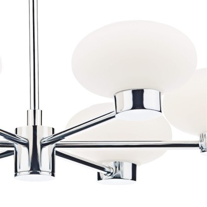 Dar - System 6 Light Semi Flush Polished Chrome