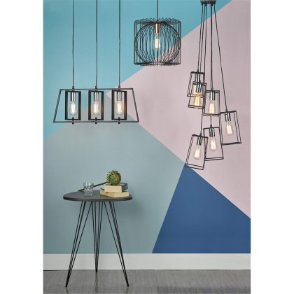 Dar - Taplow Pendant Black & Copper