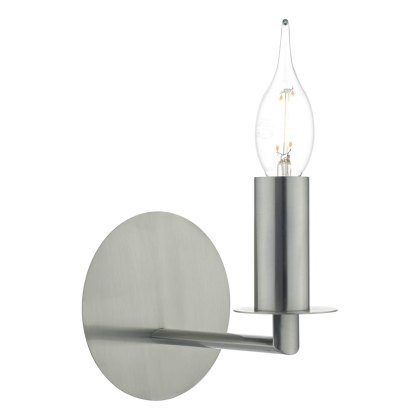 Dar - Tyler Wall Light Satin Nickel Fitting Only