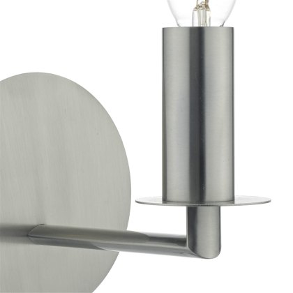 Dar - Tyler Wall Light Satin Nickel Fitting Only