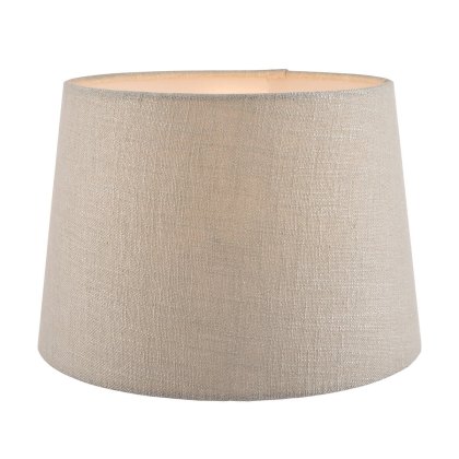 Laura Ashley - Bacall Linen Shade Silver (16 inch) Laura Ashley - Bacall Linen Shade Silver (16 inch)