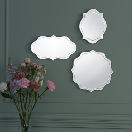 Laura Ashley - Rochelle Mirror Black (28cm)
