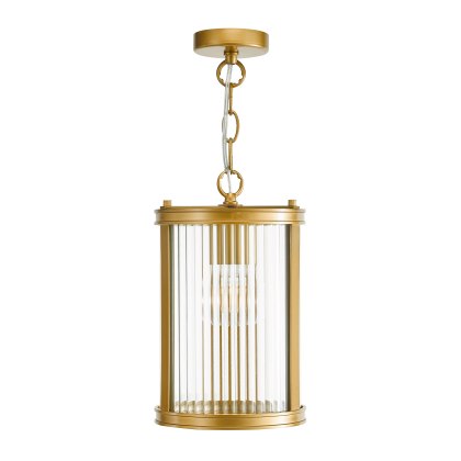 Dar - Bianka Pendant Bronze and Ribbed Glass