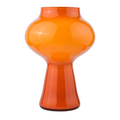 Dar - Chrissy Table Lamp Orange Art Glass