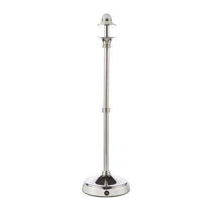 Dar - Dahl Rechargeable Table Lamp Polished Nickel Base Only LED