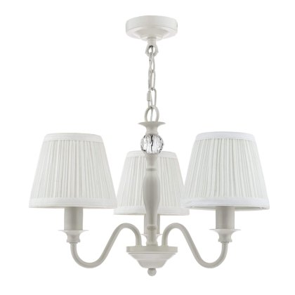 Laura Ashley - Ellis 3lt Pendant Grey with Shades