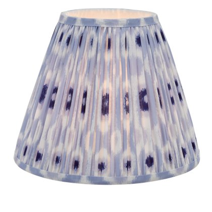 Dar - Ikat Blue and White Cotton Empire Shade (30cm) Dar - Ikat Blue and White Cotton Empire Shade (30cm)