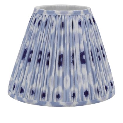 Dar - Ikat Blue and White Cotton Empire Shade (30cm) Dar - Ikat Blue and White Cotton Empire Shade (30cm)