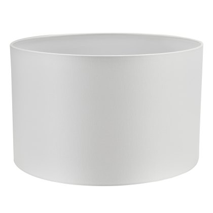Dar - Lyris Ivory Cotton Drum Shade (40cm)