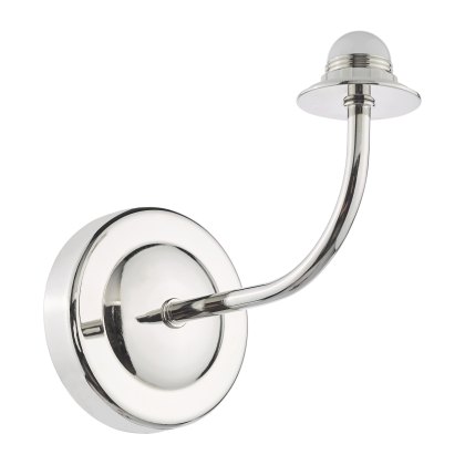 Dar - Navarro Rechargeable Wall Light Polished Nickel Bracket Only LED