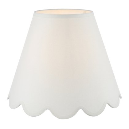 Dar - Nerita Ivory Linen Tapered drum Shade 30cm