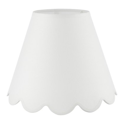 Dar - Nerita Ivory Linen Tapered drum Shade 30cm