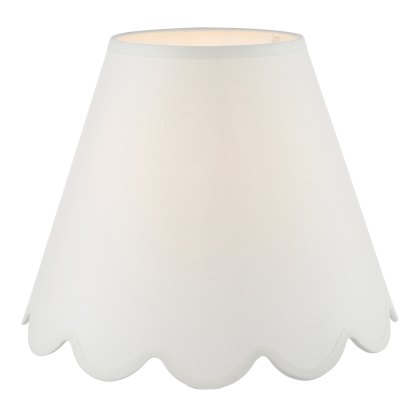 Dar - Nerita Ivory Linen Tapered drum Shade 35cm