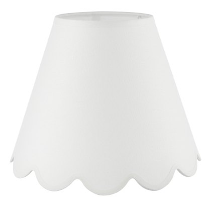 Dar - Nerita Ivory Linen Tapered drum Shade 35cm