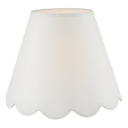 Dar - Nerita Ivory Linen Tapered drum Shade 40cm