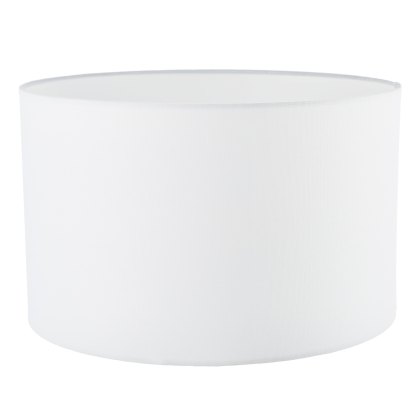 Dar - Pyramid White Linen Drum Shade 40cm Dar - Pyramid White Linen Drum Shade 40cm