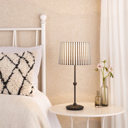 Dar - Sosa Table Lamp Matt Black With Shade