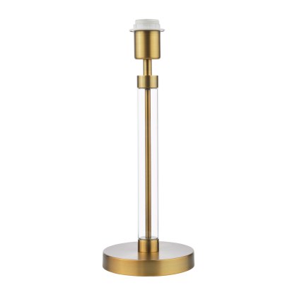Dar - Sylvester Table Lamp Antique Brass and Glass Base Only