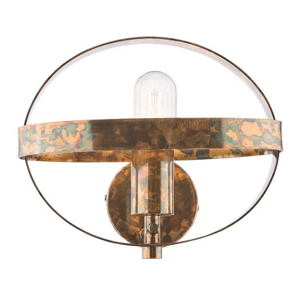 Dar - Symbol Wall Light Mottled Copper