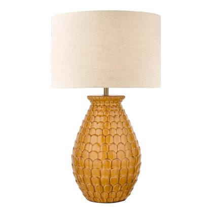 Laura Ashley - Liza Ceramic Table Lamp Orange With Shade Laura Ashley - Liza Ceramic Table Lamp Orange With Shade