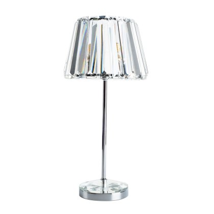 Laura Ashley - Capri Small Table Lamp (Polished Chrome With Crystal Glass Shade) Laura Ashley - Capri Small Table Lamp (Polished Chrome With Crystal Glass Shade)